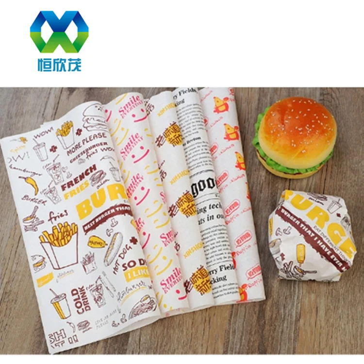 10,000+ Custom Printed Food Wrapping Paper 40 GSM Oilproof, Greaseproof