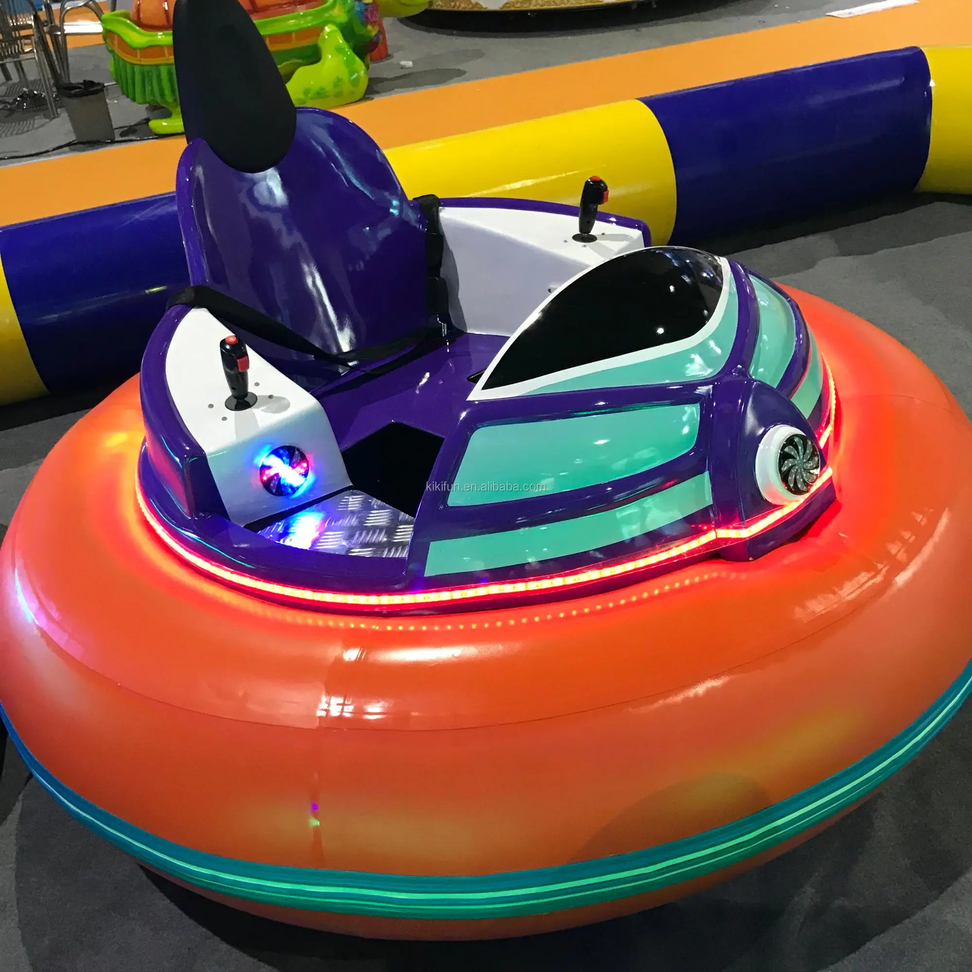 QIQU Fun New Design Commercial Adult n Kids Electric Coin Operated Bumper Cars for Sale / Battery Children
