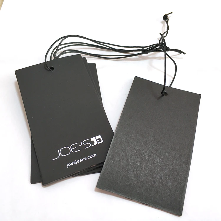 1000Pcs/Lot Kapok Paper Hangtag Clothing/Bag/Shoes Hang Tag Personality  LOGO Embossing And Printing Process