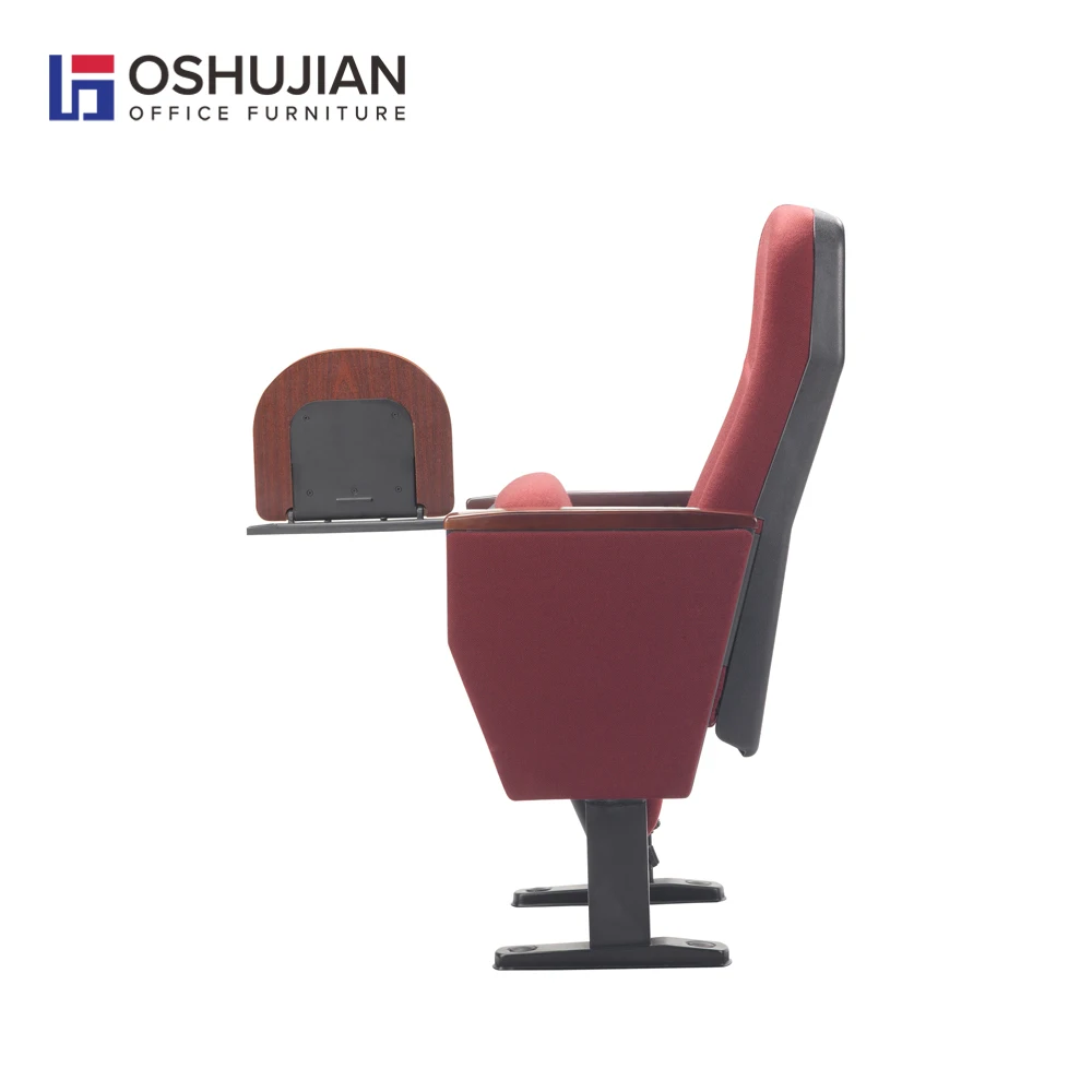 Auditorium Chairs With Writing Pad Concert Hall Factory Price Fabric Auditorium Seating Seat