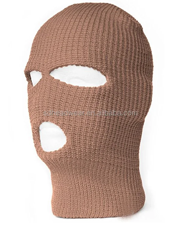 Winter Motorcycle Fishing Hunting Full Face 3 Holes Ski Mask