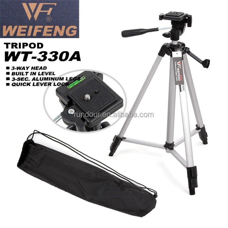 Tripé profissional wt3110a, para câmera nikon d7000 d80 d90