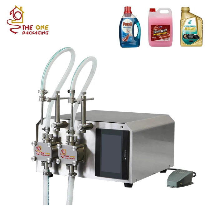 Automatic Digital Bottle Filling Machine for Cosmetics Detergents Food Beverages Barrel Jars CE Certified With Servo Motor Drive