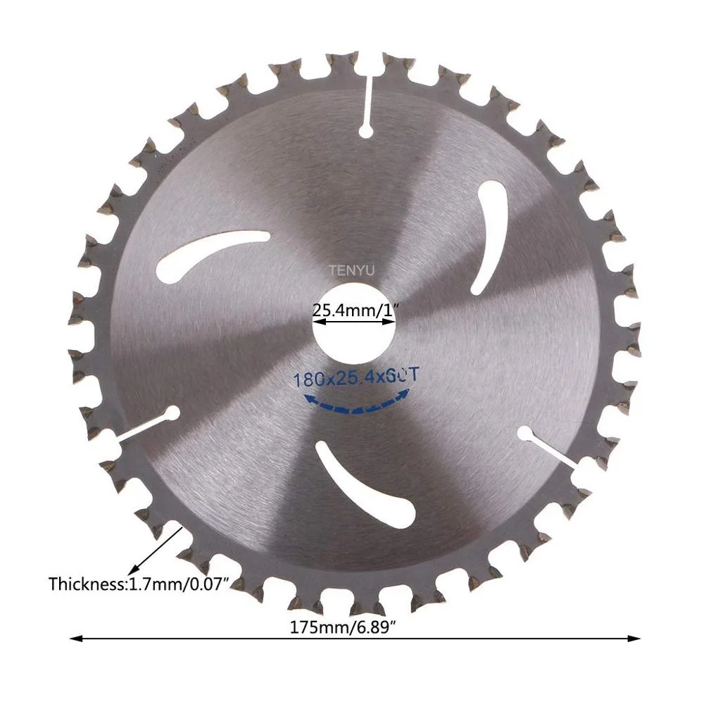 T Type Tooth Thin Kerf Carbide TCT Circular Saw Blade for Cutting Wood Lumber Works With Precision Framing Double Teeth