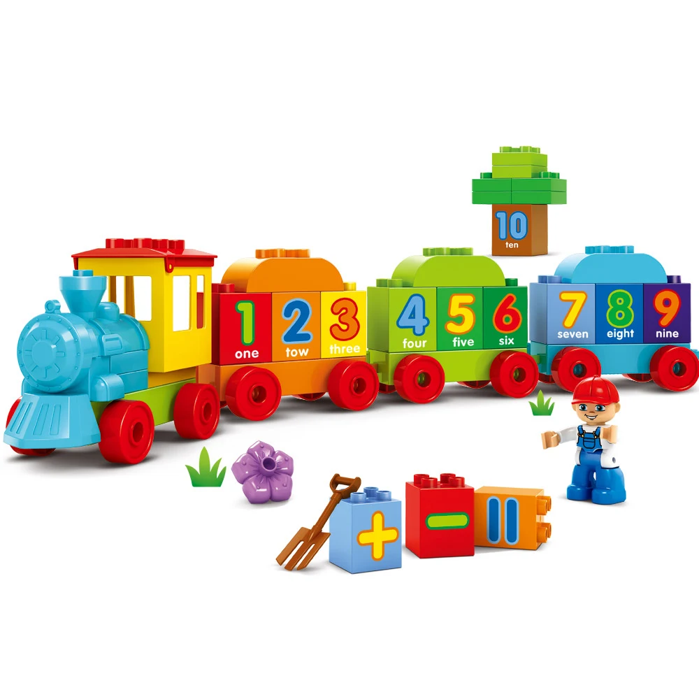 large plastic train set