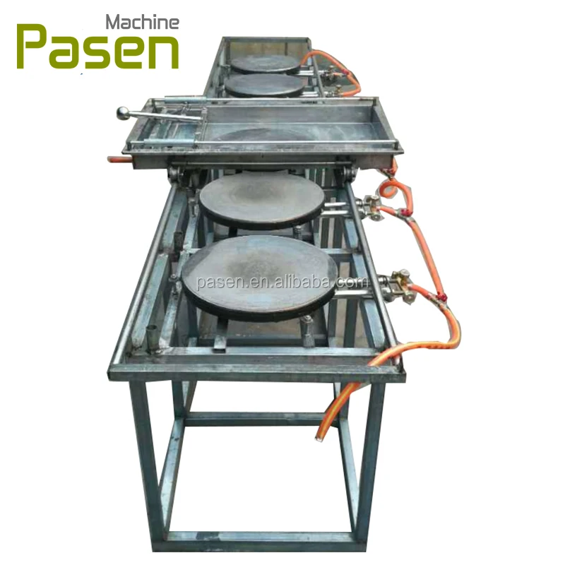 Thin Tortilla Pancake Bread Machine Enjera Making Machine Lpg Corn Tortilla Pancake Making