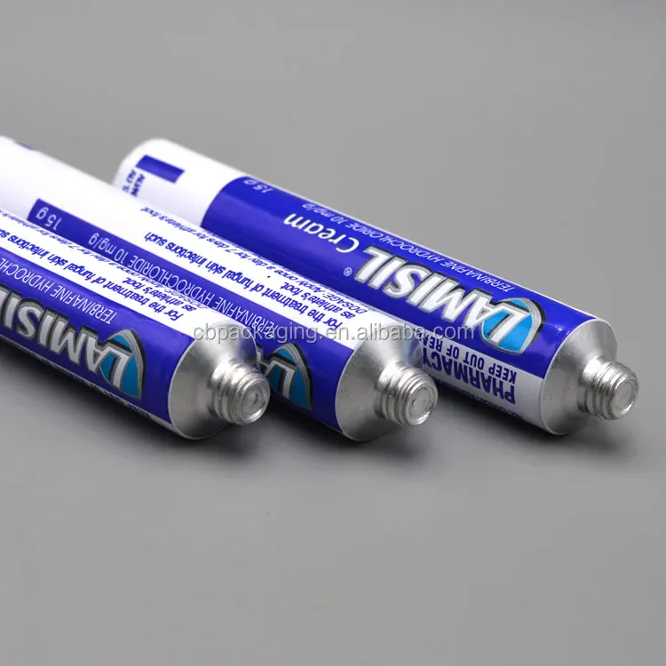 Empty Squeeze 15 g Soft Metal Aluminum Pharmacy Medicine Cream Package Tube