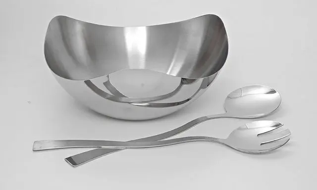 Миска для салата с сервером многофункциональная кухонная миска из нержавеющей стали крышкой