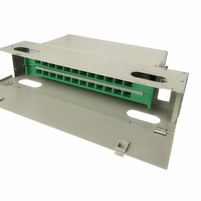 Rack Mount ODF 12 24 48 72 96 Core Port Fiber Optical Distribution Frame Unit Box Outdoor Fiber Patch Panel