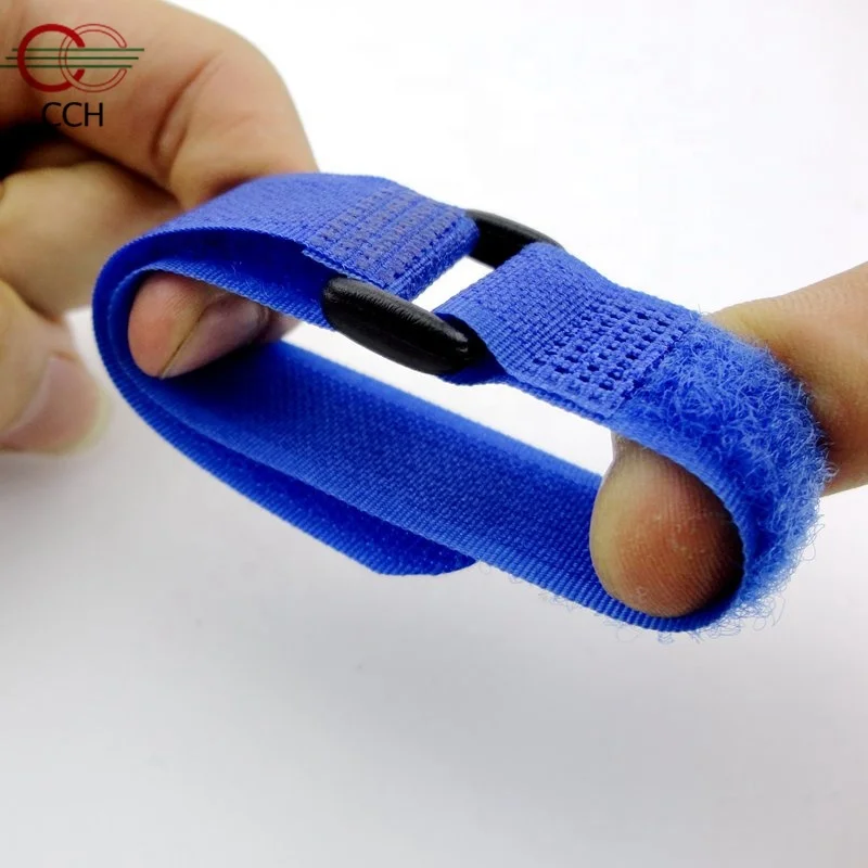 8 Inch Hook and Loop Straps With Buckle Adjustable Hook and Loop Straps