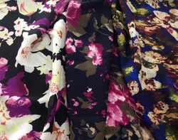 Тканые ткани с принтом из мягкого полиэстера Жоржетта 59/60