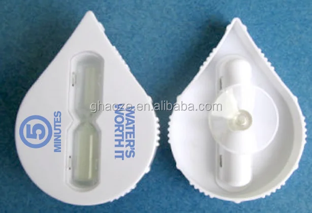 
 Часы с таймером для душа в форме капли воды 5 минут  