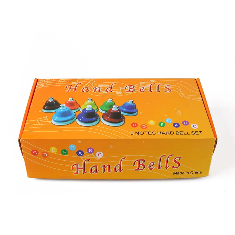 Musical Instruments 8 Note Desk Bells Set for Kids