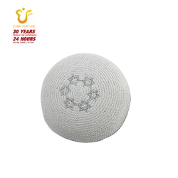 100% хлопок, ручная вязка, еврейский kippa вязаный крючком kippah вязаный kippot готов к отправке