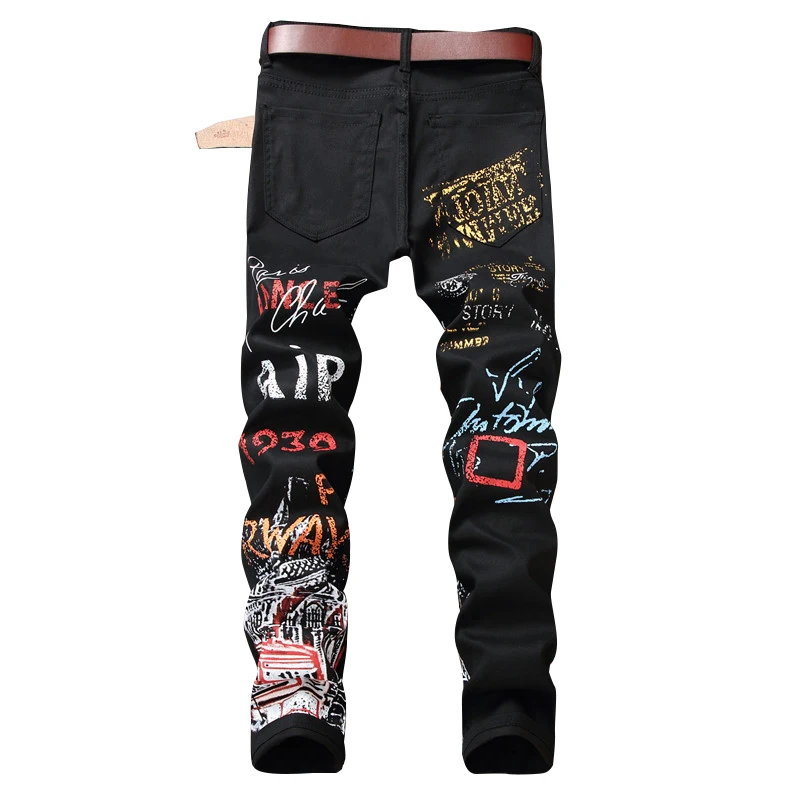 S483 New Coming Best Price Customization Men Embroider Jean Factory From China