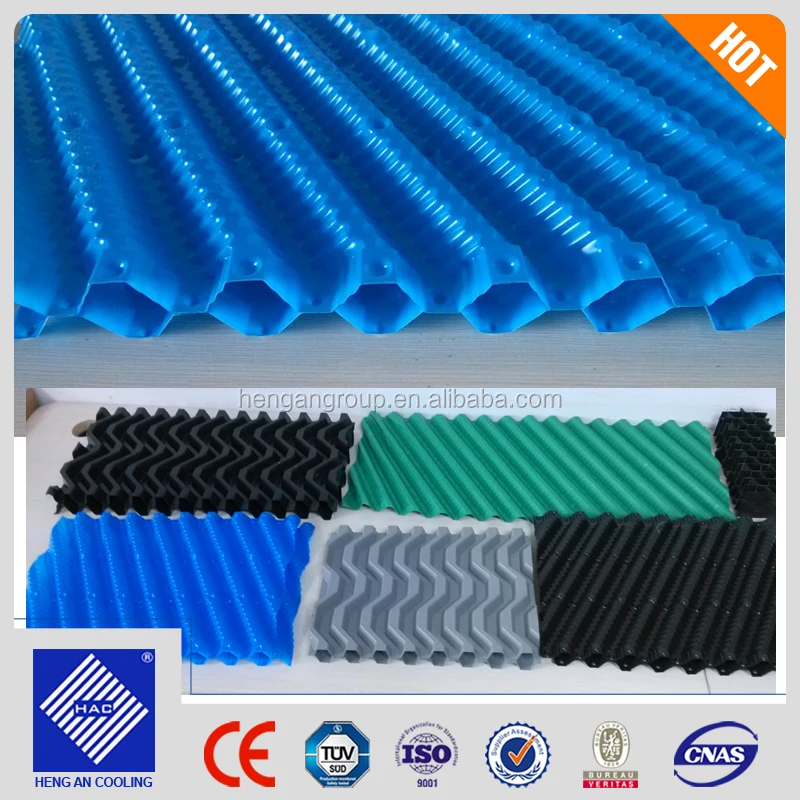 Coil Roll Type Honeycomb Type Cooling Tower Pvc Fill Sheet Philippines Russia Mexico Thaila