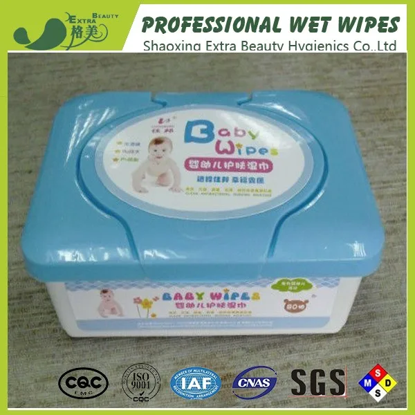 Wholesale Manufacturer From China Ultra Soft Baby Cleansing Wipes in Plastic Box Case