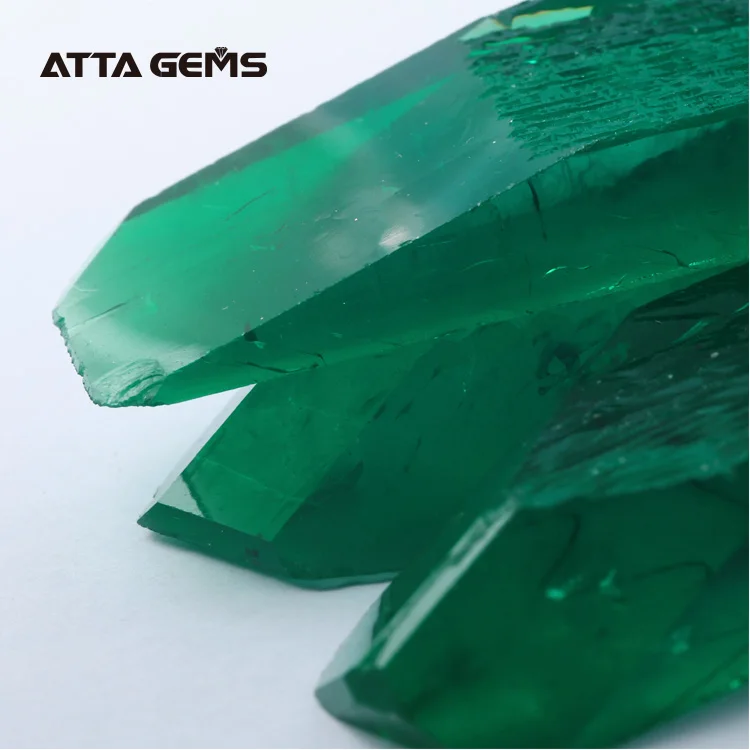 Wholesale Synthetic Hydro Gemstone Lab Created Rough Colombian Emerald Prices Stone for Sale