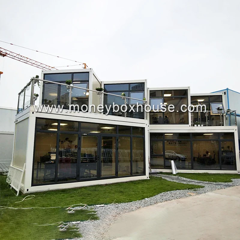 Luxury 20ft Prefabricated Shipping Stackable Prefab Container Homes For
