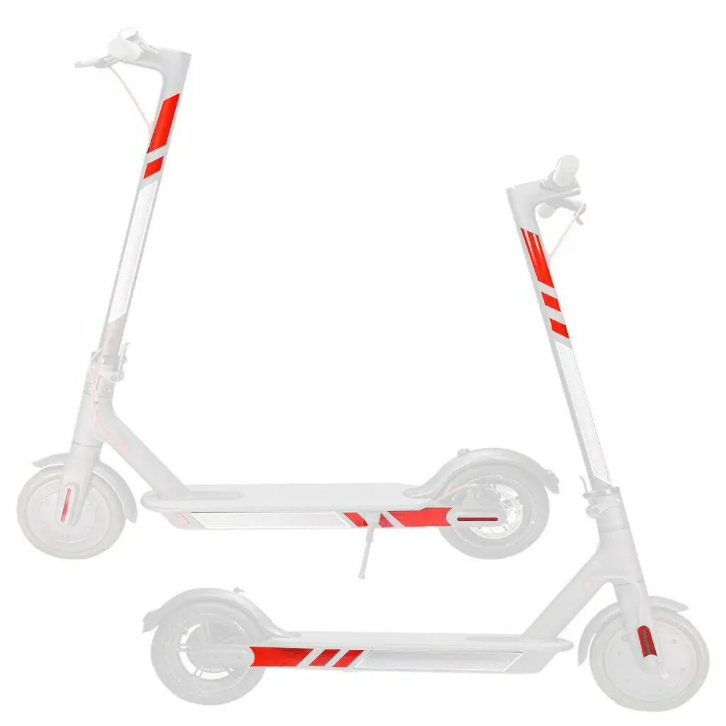 Scooter Styling Sticker Fashion Reflective Film Sticker Night Riding Fit for Xiaomi Mijia M365 Scooter