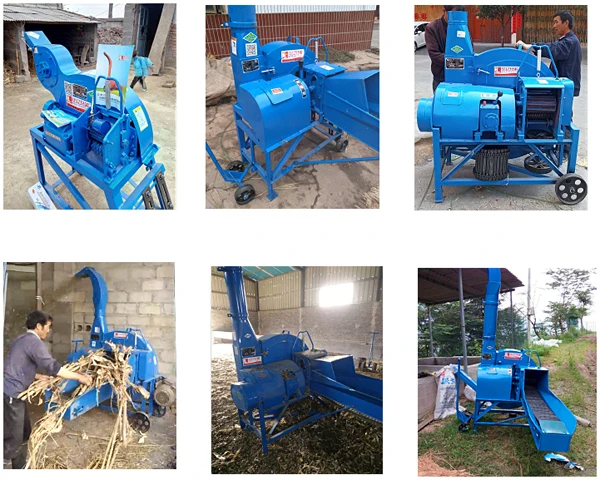 Straw Hay Grass Chopper Machine Corn Silage Cutting Machine