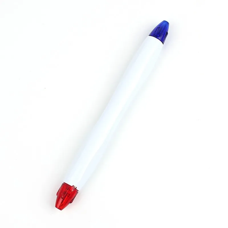 Белая двухсторонняя шариковая ручка XH пластиковая