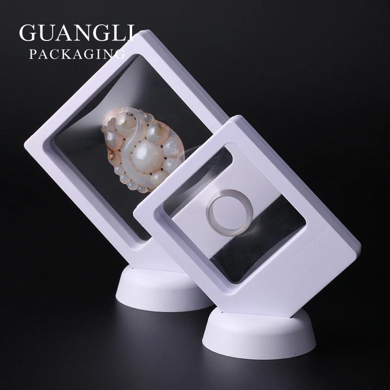 Gemstone Gem Display Box 3x3 Gemstone Sample Display Box Hexagonal