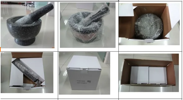 Granite Mortar and Pestle Set Packing & Delivery