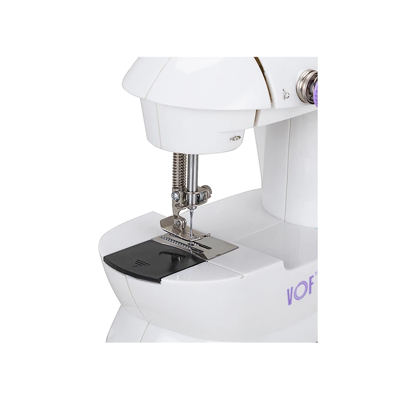 FHSM-202 Table Top Mini Sewing Machine Easy Sew Walking Foot with Pedal Flat-Bed Configuration for Lock Stitch for Clothing