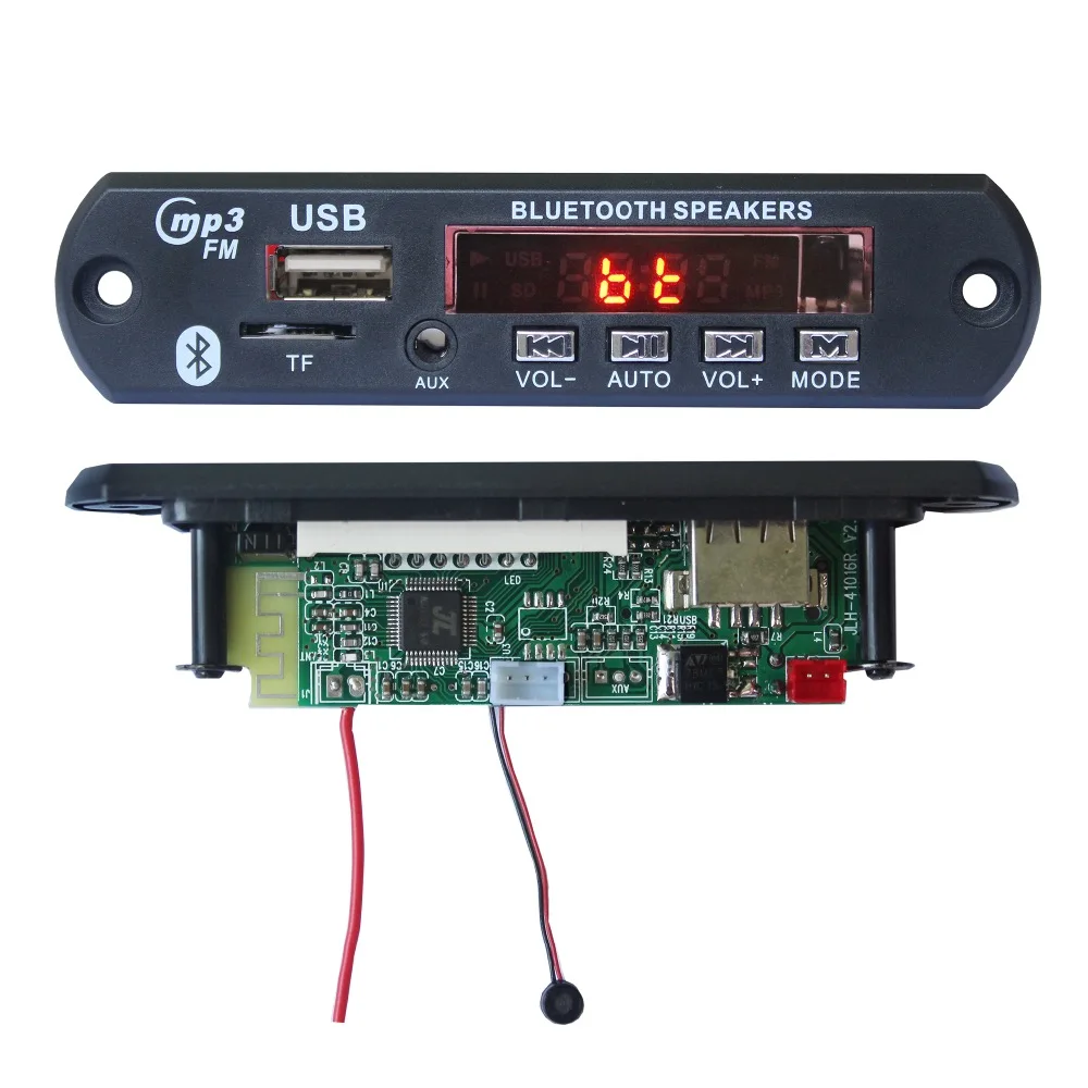 Dc 5V 12V Audio Player Decoder Bt Record Receiver Board for Fm Radio with Usb