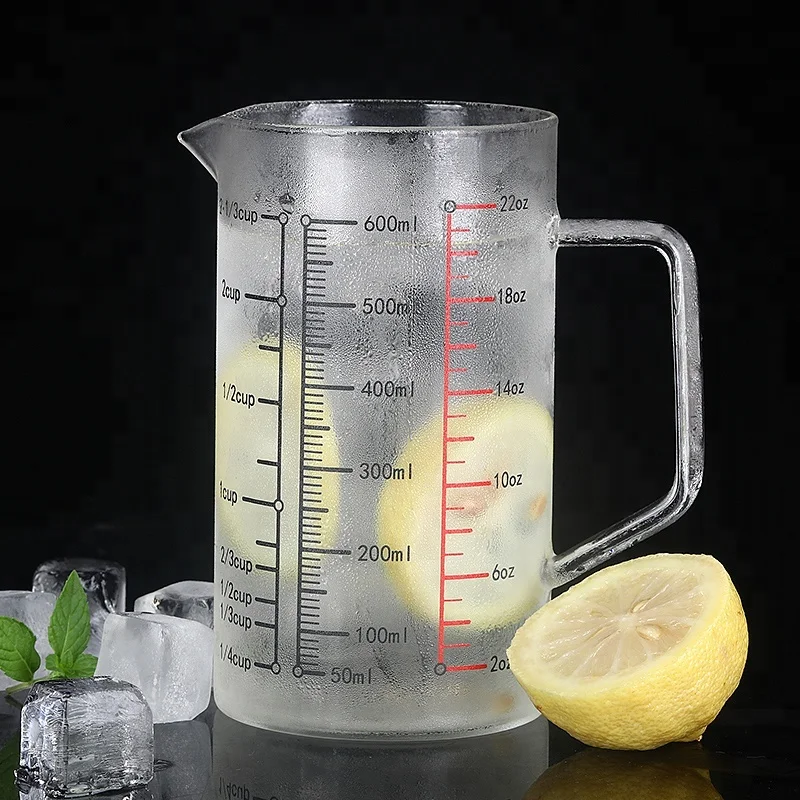 High Borosilicate Glass Measuring Cup Thickened Transparent - Temu