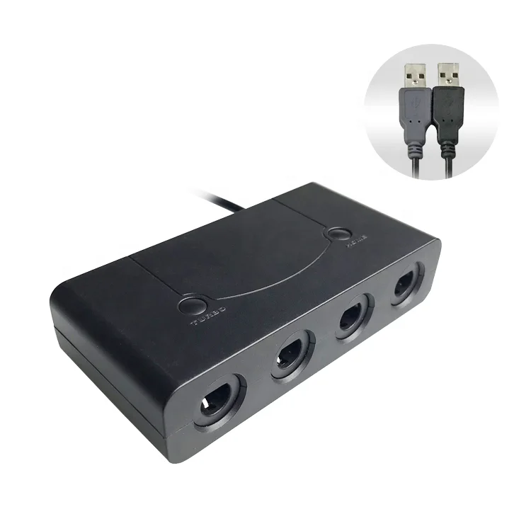 Adaptateur Manette Gamecube pour Wii U/PC : : Jeux vidéo