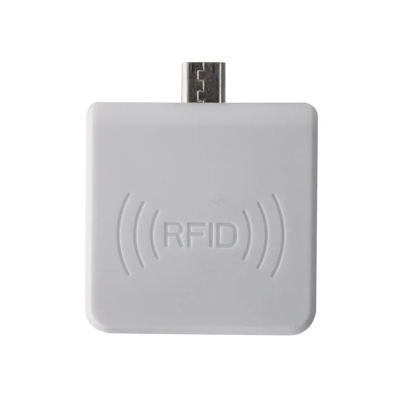 W65A Micro USB RFID Android Reader 14443A Smart Card Reader and Writer RFID Reader for Android Mobile Phone