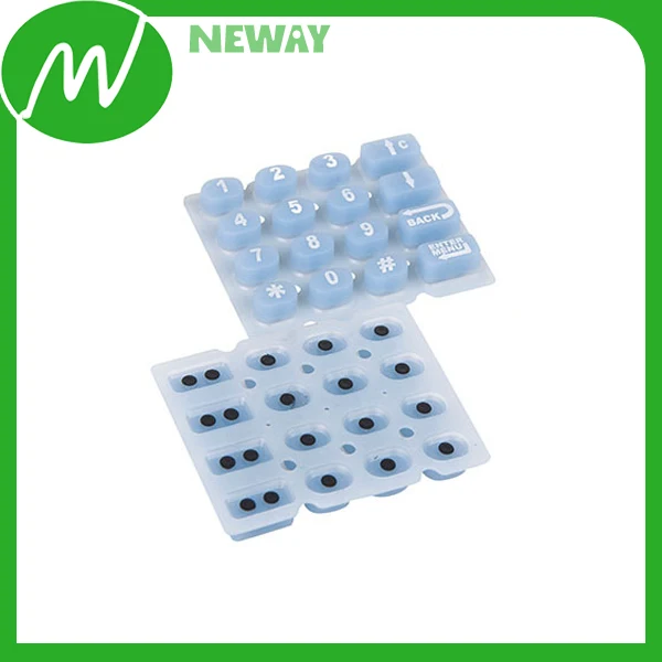 Углерода таблетки Проводящая резина кремния клавиатуры