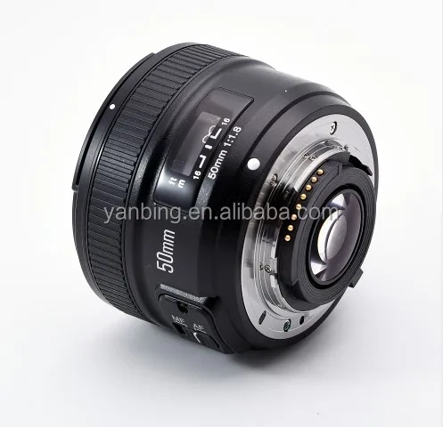 
Объектив YONGNUO YN 50 мм F1.8 с большой апертурой и автофокусом для камеры Nikon DSLR 50 мм/1,8 