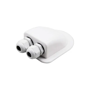 2020 New Design Waterproof ABS on RV/Campervan/Boat Double Cable Entry Gland for Solar Project
