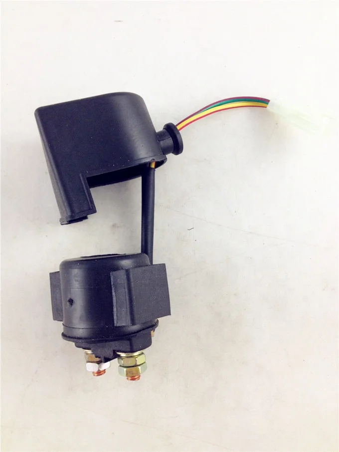 Черный GY6 реле стартера для скутера 50cc 110cc 125cc 150cc 250cc с водонепроницаемой крышкой