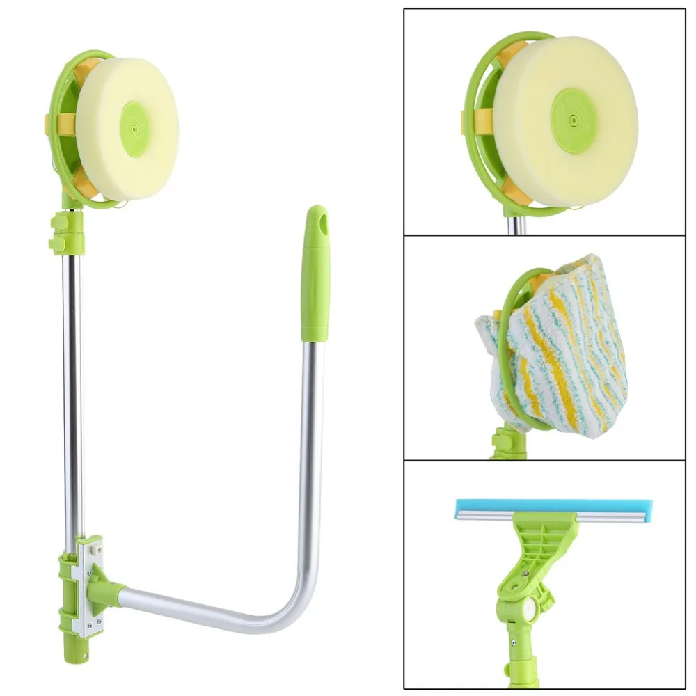 U-type Telescopic High Rise Window Cleaner Glass Dust Cleaning