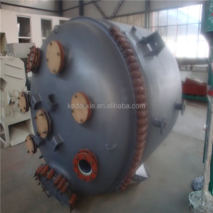 1000l 5000l Batch Stirred tank Biodiesel Processor Chemical Bubble Column Glass Lined Carbon Steel Jacketed Industrial Reactor