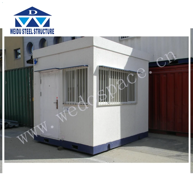 Prefabricated Portable Security Guard Shack for Sale in alibaba
