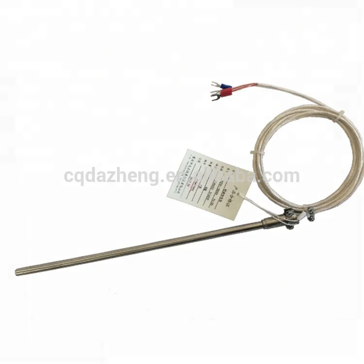 4-Wire Pt100 RTD Temperature Sensor IP65 Rated Customizable Length OEM Support CE Certified