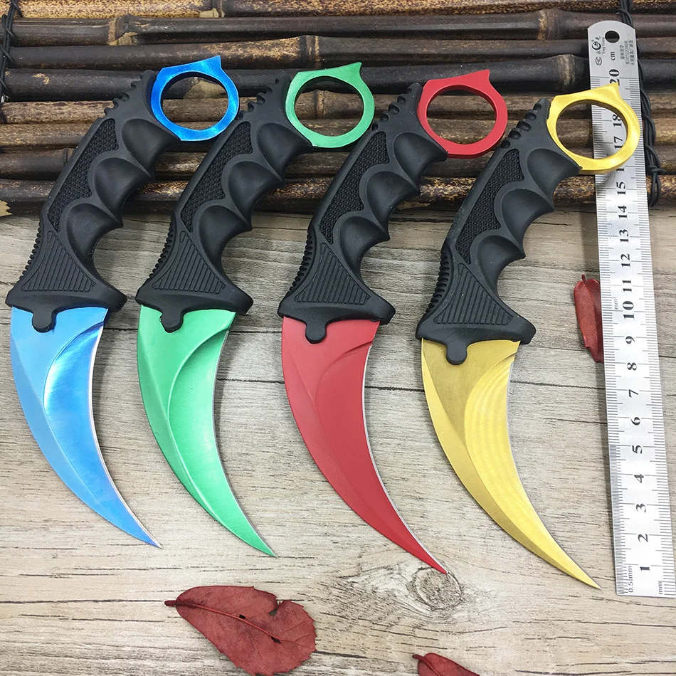 Cs Go Karambit Real Knife Counter Strike Collectible Karambit Camping Hunting Fixed Knife Tactical Survival Knife Buy Cs Go Karambit Tactical Survival Knife Fixed Knife Product On Alibaba Com