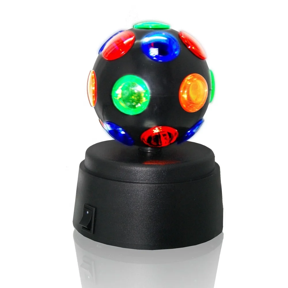 Presente e brinquedo de mini bola de discoteca LED BO para festa de aniversário