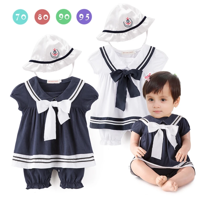 baby girl sailor romper
