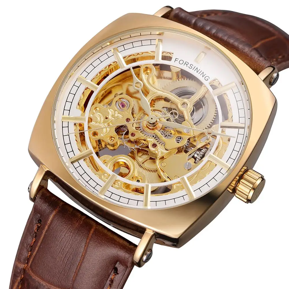 Forsining Skeleton Watch - Water Resistant & Fashionable