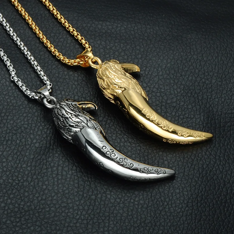 real lion tooth necklace