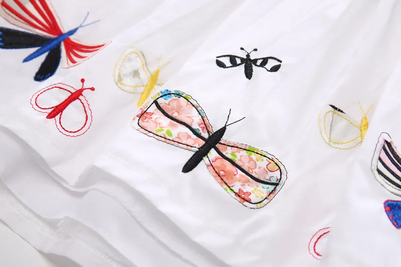 Latest Cotton Frock Design Dresses Hand Embroidered Baby Dress for Girls From China Supplier