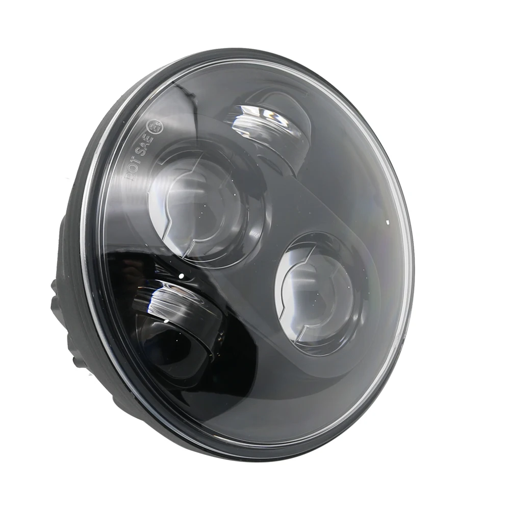 Система освещения мотоцикла, мотоциклетные круглые светодиодные фары 5,75 дюйма, светодиодная фара для harley