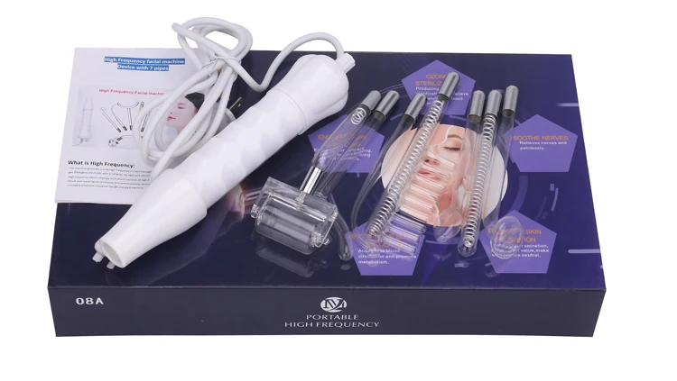 New Arrival 7 in 1 Portable High Frequency for Acne Treatment