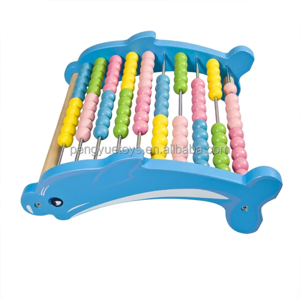 Классический деревянный Абакус, обучающая счетная игрушка, математический инструмент для малышей с красочными бусинами